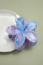 Load image into Gallery viewer, Accessories Purple Flower Pop Color Hair Claw Clips