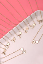Load image into Gallery viewer, Jewelry Lover Monogram Heart | Gold Charm Necklace