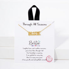 Load image into Gallery viewer, Jewelry Gold Bestie Gift Necklace