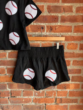 Load image into Gallery viewer, Baseball Baseball Skort Set | Black
