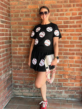 Load image into Gallery viewer, Baseball Baseball Skort Set | Black