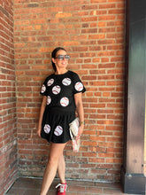 Load image into Gallery viewer, Baseball Baseball Skort Set | Black
