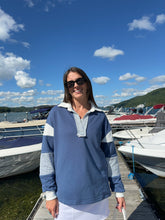 Load image into Gallery viewer, Sweatshirt Blue Lagoon | Rugby Sweatshirt