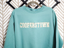 Load image into Gallery viewer, Graphic Baseball Sage Embroidered Cooperstown | Ditsy Floral Appliqué