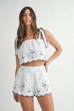Load image into Gallery viewer, One PC And Sets Sadie | Blue Floral Embroidered Set