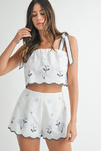 Load image into Gallery viewer, One PC And Sets Sadie | Blue Floral Embroidered Set