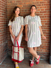 Load image into Gallery viewer, Baseball Ballpark Baseball Sequin Top | Striped