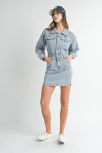 Load image into Gallery viewer, Blair | Denim Long Sleeve Dress