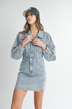 Load image into Gallery viewer, Blair | Denim Long Sleeve Dress