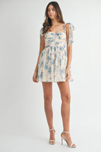 Load image into Gallery viewer, Avery | Chiffon Floral Print Mini Dress