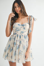 Load image into Gallery viewer, Avery | Chiffon Floral Print Mini Dress