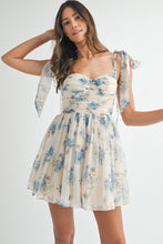 Load image into Gallery viewer, Avery | Chiffon Floral Print Mini Dress