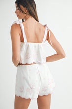 Load image into Gallery viewer, Sadie | Pink Floral Embroidered SET