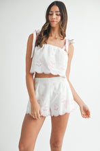 Load image into Gallery viewer, Sadie | Pink Floral Embroidered SET