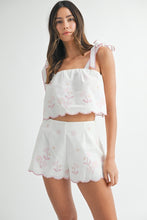 Load image into Gallery viewer, Sadie | Pink Floral Embroidered SET