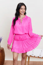 Load image into Gallery viewer, Dresses Making Waves | Pink Tiered Mini Dress