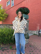 Load image into Gallery viewer, Coats & Jackets Steff | Floral Sherpa Vest