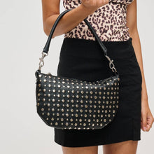 Load image into Gallery viewer, Bags Jordan Studded Shoulder Bag - Crossbody: Black