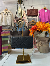 Load image into Gallery viewer, Bags Merle Quilted Crossbody: Black