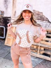 Load image into Gallery viewer, Checkered Baseball | Graphic Tee