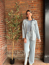 Load image into Gallery viewer, Coats & Jackets All Day Knit Denim Jacket | Ocean Air Indigo