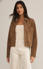 Load image into Gallery viewer, Coats & Jackets All Day Suede Jacket | Coconut