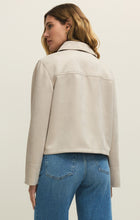 Load image into Gallery viewer, Coats & Jackets Dillon Suede Jacket | Crystal