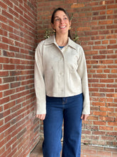 Load image into Gallery viewer, Coats & Jackets Dillon Suede Jacket | Crystal