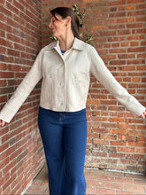 Load image into Gallery viewer, Coats & Jackets Dillon Suede Jacket | Crystal