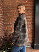Load image into Gallery viewer, Coats & Jackets Kingston Relaxed Plaid Blazer | Latte