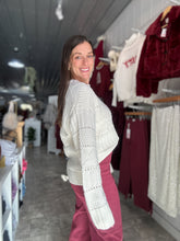Load image into Gallery viewer, Sweater Cento Cable Sweater | Warm White