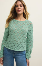 Load image into Gallery viewer, Sweater Hullen Crochet Sweater | Crystal Green