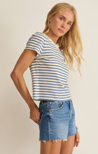 Load image into Gallery viewer, Sweater Junie Striped Tee | True Navy