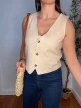 Load image into Gallery viewer, Tops Noelle Textured Tank Top | Whisper White