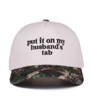 Load image into Gallery viewer, Accessories Husband Tab Hat | Camo