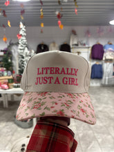 Load image into Gallery viewer, Accessories Literally Just a Girl Hat | Black