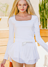 Load image into Gallery viewer, Bottoms Grace | Flowy layered Shorts | White