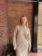 Load image into Gallery viewer, Dresses Misty | Beige Turtleneck Sweater Dress