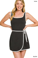 Load image into Gallery viewer, Dresses Scuba Active Mini Dress with Inner Pants | Black