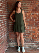 Load image into Gallery viewer, One PC And Sets Candy | Dark Olive Washed Romper