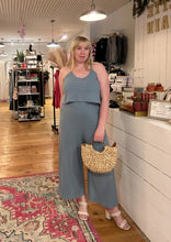 Load image into Gallery viewer, One PC And Sets Jolie | Ribbed Jumpsuit in Blue