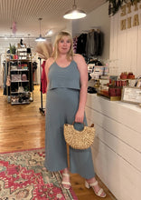 Load image into Gallery viewer, One PC And Sets Jolie | Ribbed Jumpsuit in Blue