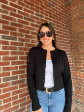 Load image into Gallery viewer, Sweater S Patsy | Black Button Cardigan