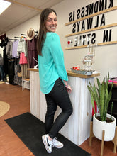 Load image into Gallery viewer, Isabella | Mint Blouse Top