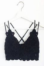Load image into Gallery viewer, Bralette Small / Black Pamela | Lace Cami Bralette