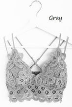 Load image into Gallery viewer, Bralette Small / Gray Pamela | Lace Cami Bralette