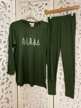 Load image into Gallery viewer, Graphic Holiday Doodle Trees Lounge Set