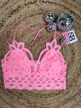 Load image into Gallery viewer, Pamela | Colorful Lace Cami Bralette