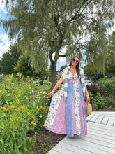 Load image into Gallery viewer, Periwinkle | Cotton Candy Floral Twist Maxi

