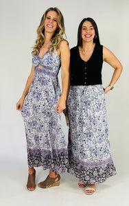 Lila Purple Twist Maxi Dress